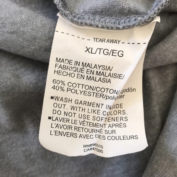 3/$25 UNDER ARMOUR Gray Criss Cross Back USA Tank Top Size XL - Picture 5 of 7